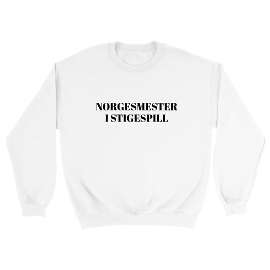 Norgesmester i stigespill Unisex Crewneck Sweatshirt